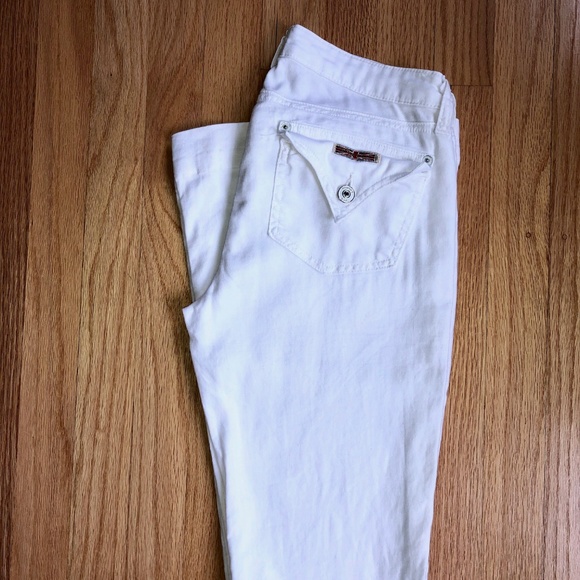 Hudson White Flare Jeans - Picture 4 of 5